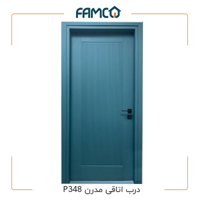 درب اتاقی آبی مدرن P348