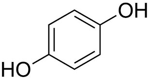ساختار مولکولی هیدروکینون