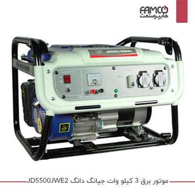 موتوربرق بنزینی جیانگ دانگ 3 کیلووات JD5500JWE2