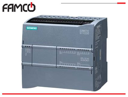 پی ال سی زیمنس S7-1200 مدل CPU 1212 COMPACT DC/DC/DC