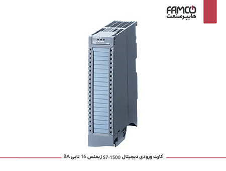 كارت ورودی دیجیتال S7-1500 زیمنس 16 تایی BA-1FH00