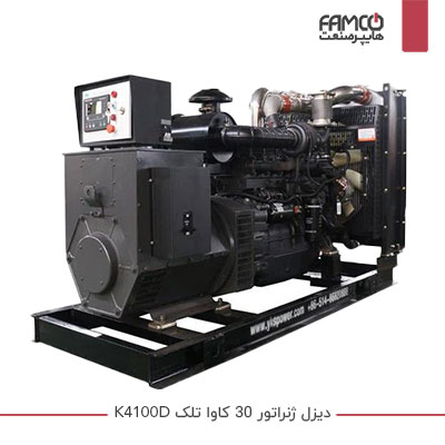 ژنراتور برق دیزلی 30 کاوا تلک K4100D